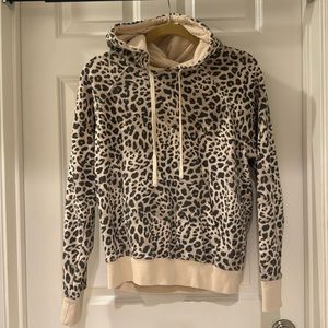 Spiritual gangster, small, cozy set classic leopard print hoodie